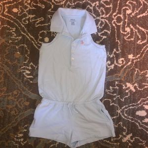 Polo Girls Romper w/Pockets